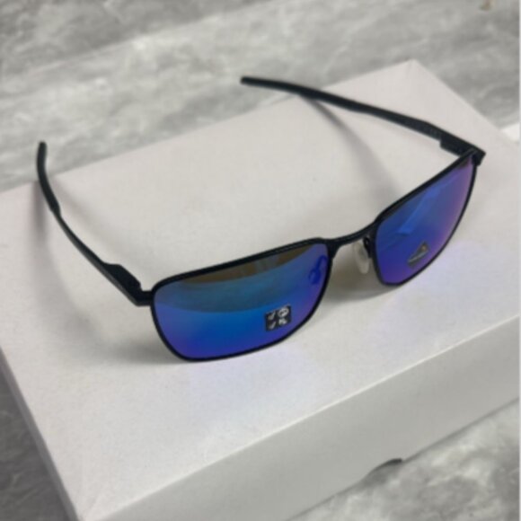 NEW | Oakley | EJECTOR | 4142 - 16 | 58 | SATIN BLACK | PRIZM SAPPHIRE | POLARIZ - Picture 1 of 6